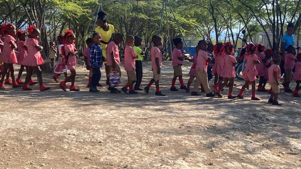 School children in Haiti